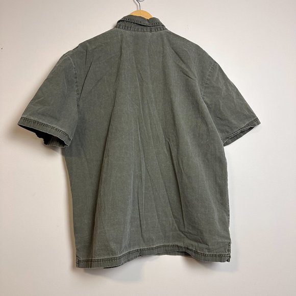 HARLEY DAVIDSON MEN'S  BUTTON UP GREEN SHIRT - Picture 13 of 13